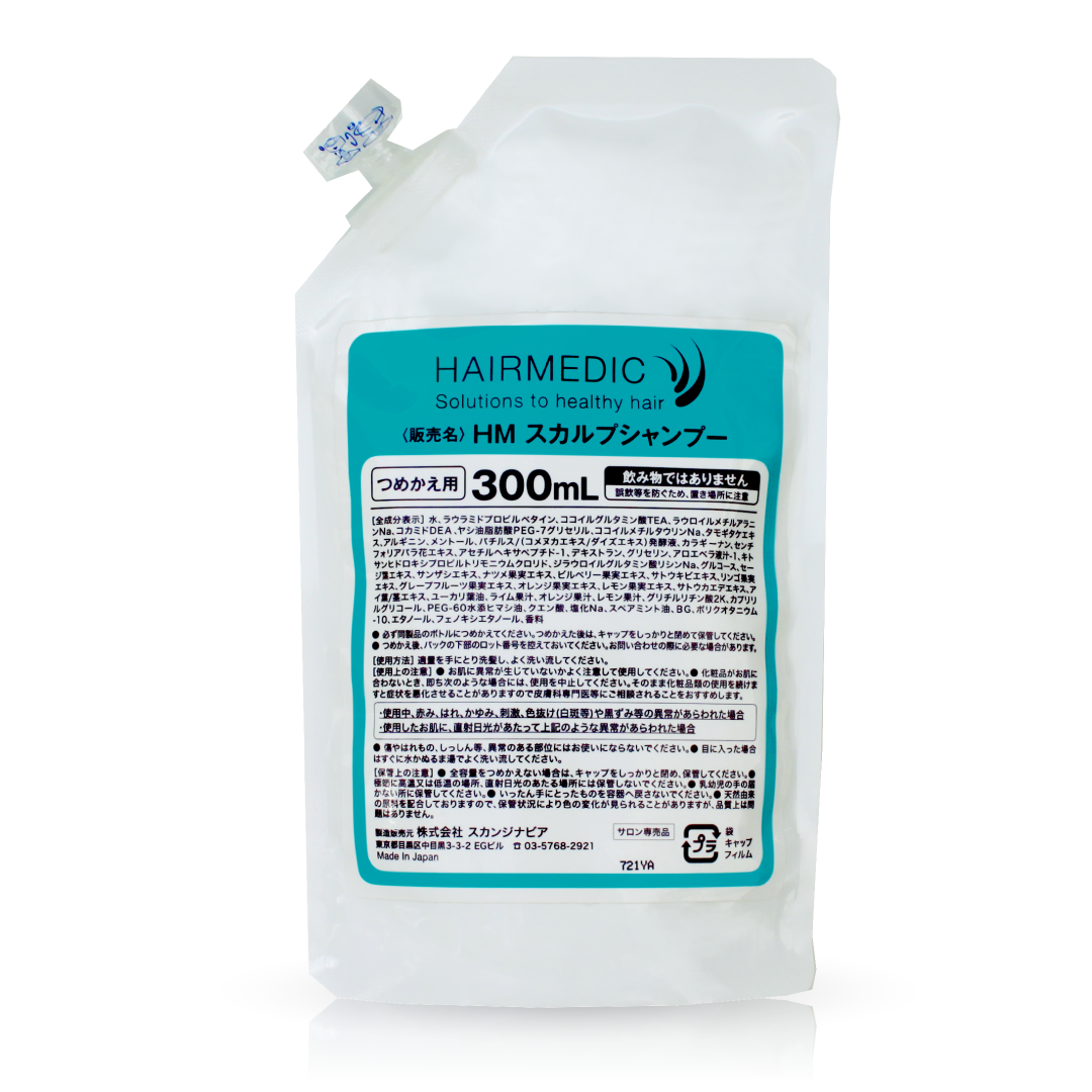 HMスカルプシャンプー 詰め替え用　300ｍL